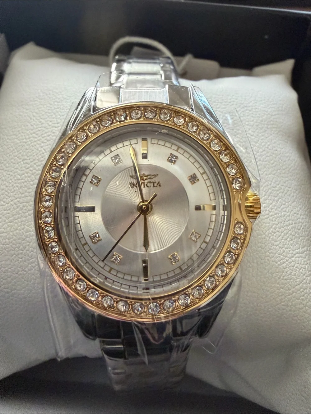 Invicta Angel Two Tone Crystal Watch
